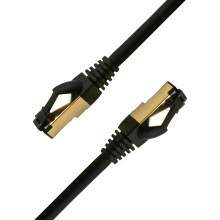 High Quality Outdoor TPE Cat7 Ethernet Cable with All Black RJ45 Cat 7 Connector Ultra Flex Patch Cord